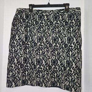 Womens Sz 18 Skirt BK Lace Pencil Midi Date Officesiren Whimsigoth Office Career